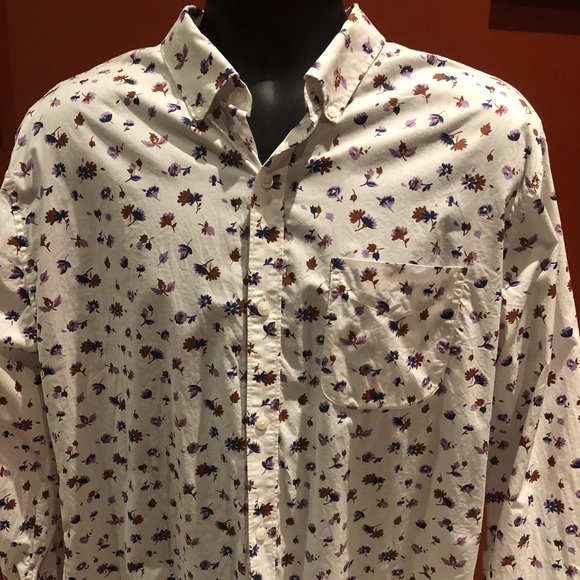 Bonobos mens sharp button down shirt. Nice pattern. XL. Almost new. - Picture 1 of 6